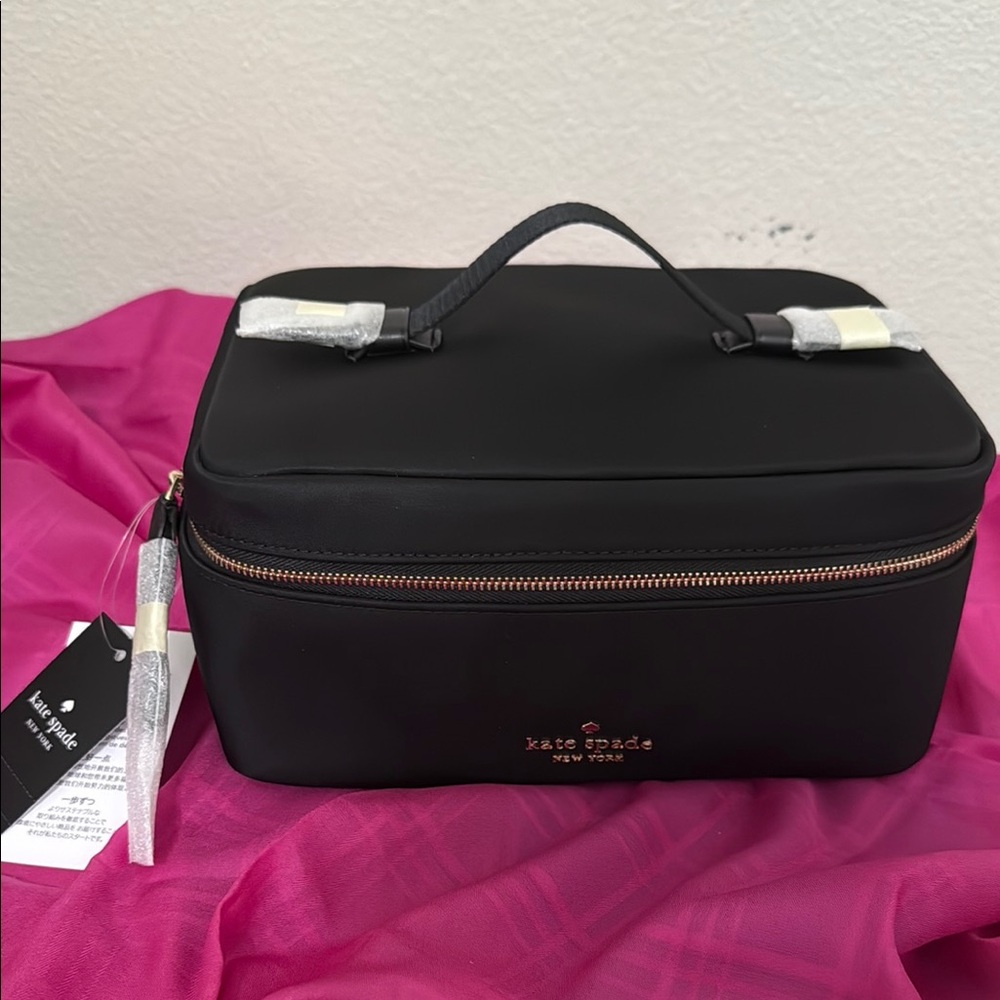 kate spade Black Cosmetic Bag